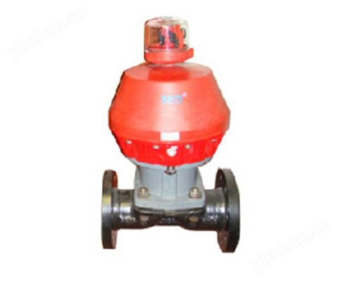 SED 487型氣動(dòng)常閉襯膠隔膜閥