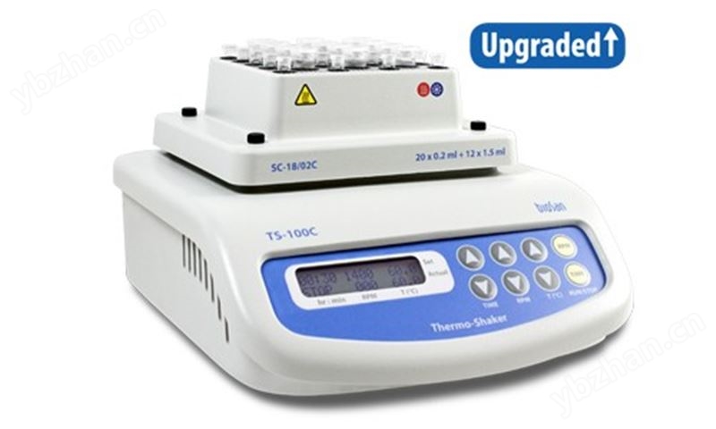 TS-100C, 帶制冷型微管和PCR板的恒溫搖床