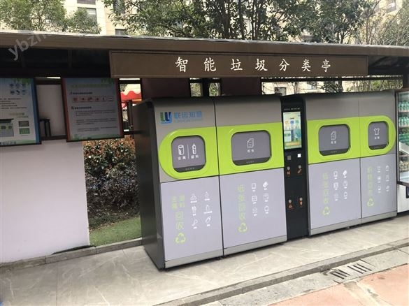 聯(lián)運(yùn)知慧智能垃圾分類回收箱 掃碼語音提示